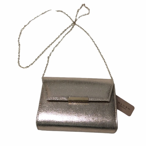 Blush Handbags - GOLD CROSSBODY/CLUTCH SPECIAL OCCASSION BAG